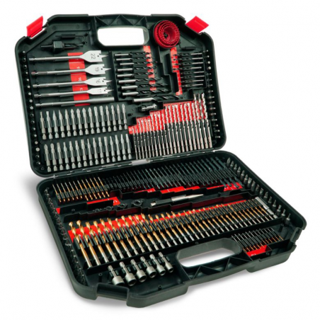 18A11S246 DEDRA Set 246 accesorii burghie si biti de insurubare