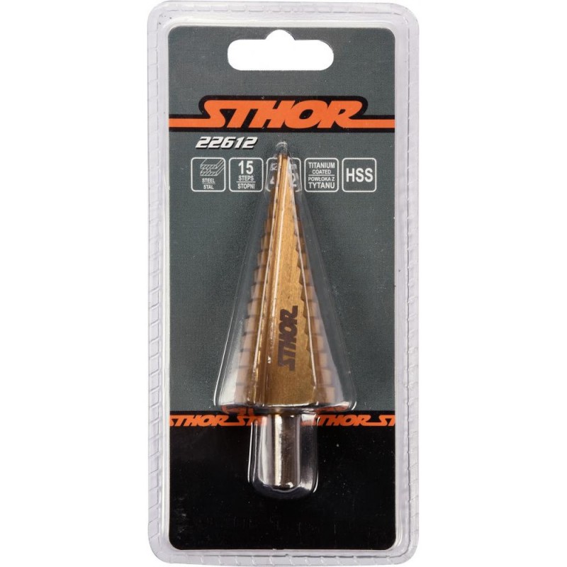 22612 STHOR Burghiu pentru metal in trepte 4-32 mm