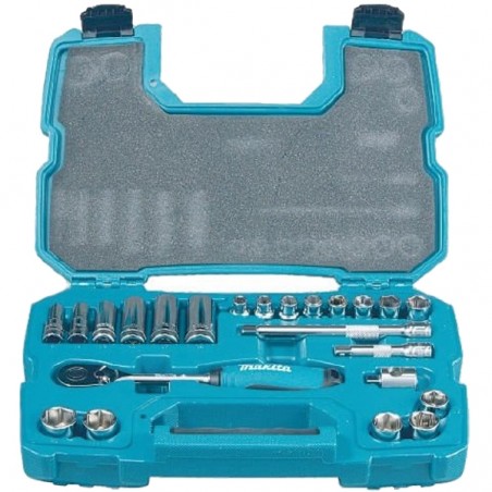 B-65573 Makita Set 23 chei tubulare cu prindere 3/8