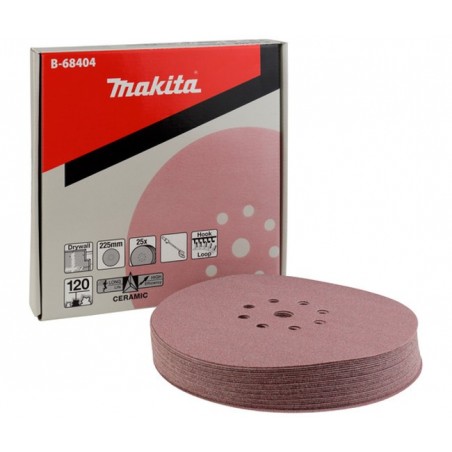 B-68404 Makita 25 buc Disc abraziv granulatie 120 diametru 225 mm