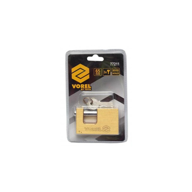 77211 VOREL Lacat alama dreptunghiular 65 mm
