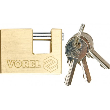 77212 VOREL Lacat alama dreptunghiular 75 mm