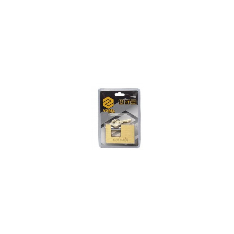 77212 VOREL Lacat alama dreptunghiular 75 mm
