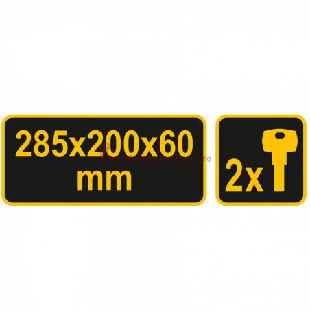 78542 VOREL Cutie postala maro 285x200x60 mm