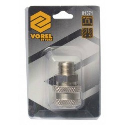 81371 VOREL Mufa rapida cu filet exterior 3/8" pentru aer comprimat