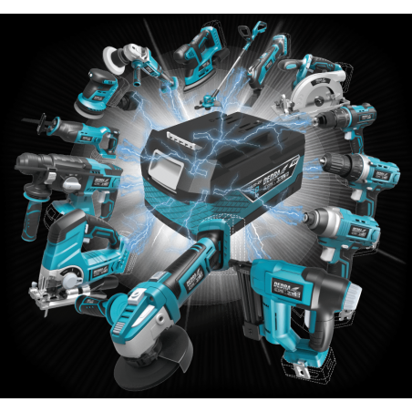 DED7039 Dedra Incarcator rapid 125W gama SAS+ALL acumlatori Li-Ion