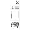 YT-09213 YATO Capsator pneumatic pentru batut cuie 45-70 mm