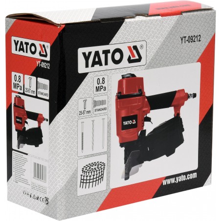 YT-09212 YATO Capsator pneumatic pentru batut cuie 25-57 mm