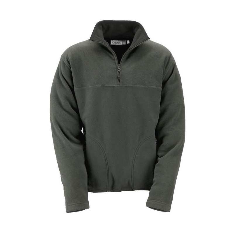 KAP-31007 Kapriol Jacheta Leopard micro fleece, gri, marimea XXL
