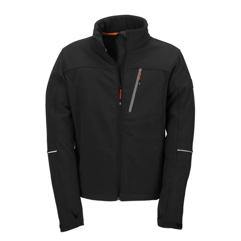 KAP-32343 Kapriol Jacheta softshell DRAGON, neagra, marimea L