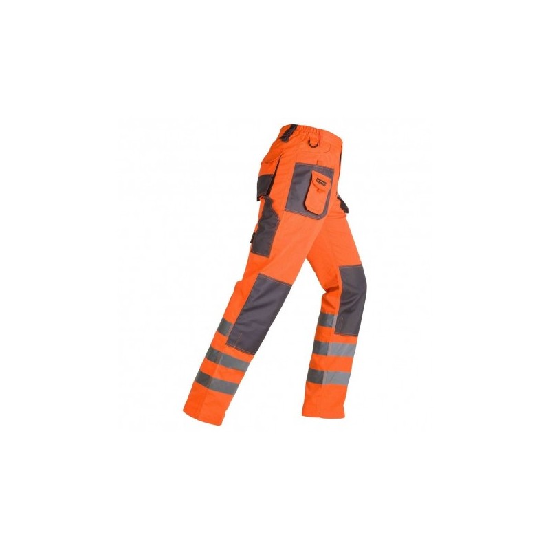 KAP-31427 Kapriol Pantaloni standard SMART HV, portocalii, marimea XL