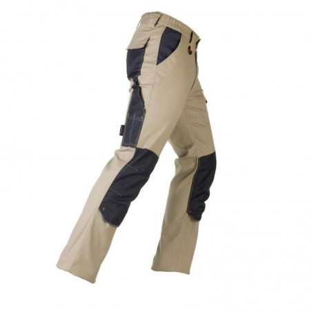 KAP-32383 Kapriol Pantaloni standard bej/albastru TENERE PRO,marimea L