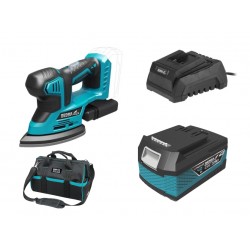 Dedra Set Slefuitor delta acumulator 18V 4.0Ah incarcator 60W geanta