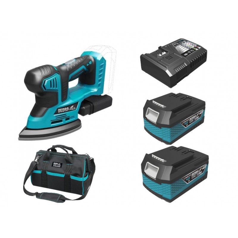 Dedra Slefuitor delta 2 acumulatori 18V 4.0Ah incarcator 125W geanta