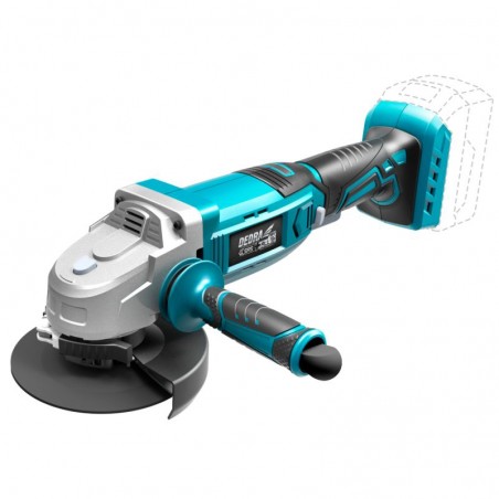 Dedra Polizor unghiular 125 mm 2 acumulatori 18V 5.0Ah incarcator 125W