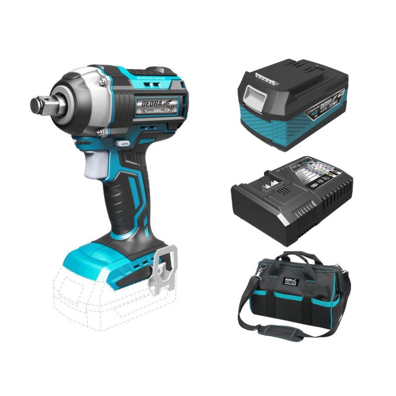 Masina insurubat cu impact 280Nm acumulator 18V 4.0Ah incarcator 125W