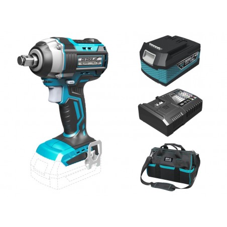 Masina insurubat cu impact 280Nm acumulator 18V 5.0Ah incarcator 125W