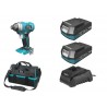 Masina insurubat cu impact 110Nm 2 acumulatori 18V2.0Ah incarcator 60W