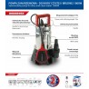 DED8846X Dedra Pompa submersibila 1000W 19500 L/H