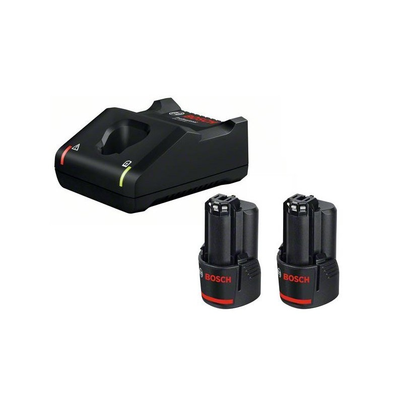 1600A019RD Bosch Kit 2 acumulatori GBA 12V 3.0Ah incarcator GAL 12V-40