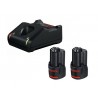 1600A019RD Bosch Kit 2 acumulatori GBA 12V 3.0Ah incarcator GAL 12V-40