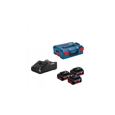 0615990L3T Bosch Set 3 acumulatori GBA 18V 5.0Ah incarcator GAL 18V-40