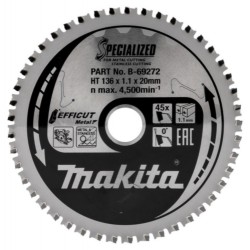 B-69272 Makita Panza fierastrau circular EFFICUT metal 136x20 mm 45 dinti