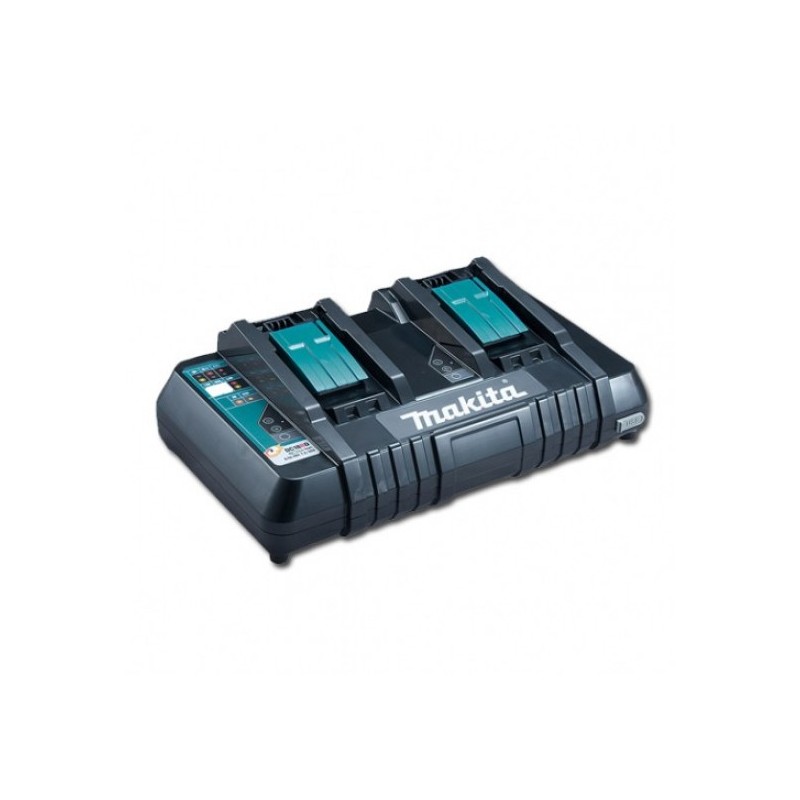 198844X Makita 3 acumulatori 18V 5,0Ah Li-Ion incarcator si MakPac 2