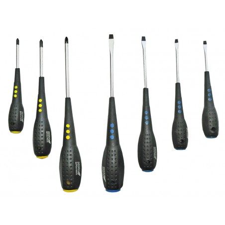 DEDRA 0602 Set sapte surubelnite cu varf magnetic