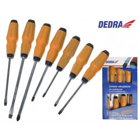 DEDRA 0603 Set sapte surubelnite de impact