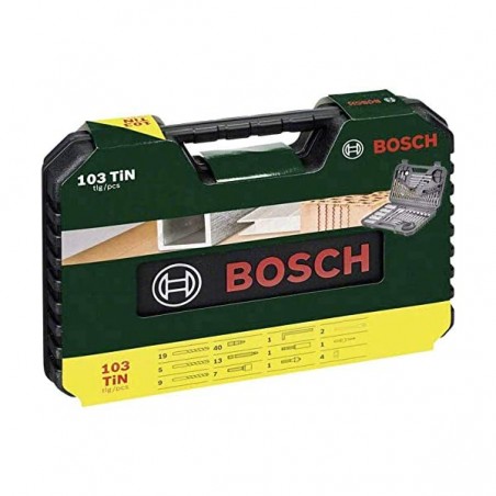 2607017367 Bosch Set 103 accesorii pentru gaurit si insurubat