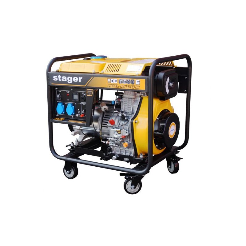 Stager YDE6500E Generator cu cadru deschis diesel monofazat, 4.5kW