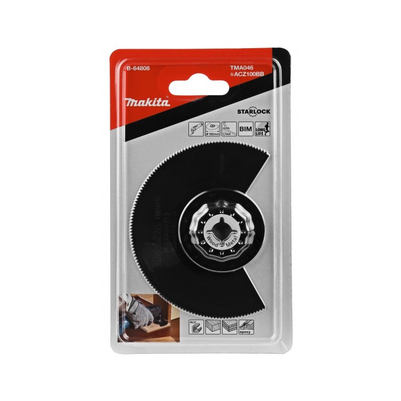 Panza TM lemn, metal 100 mm pentru multi-unealta prindere starlock