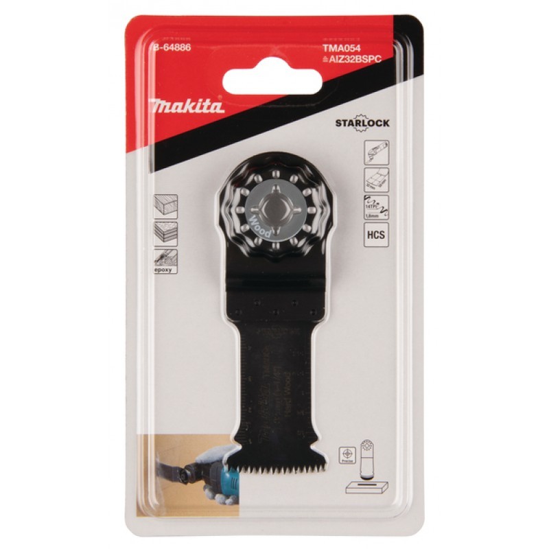 Makita Panza TM lemn, 50x32 mm pentru multi-unealta prindere starlock