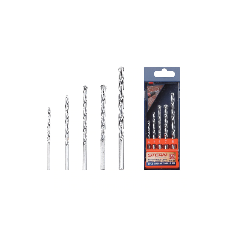 DS-05 STERN Set 5 burghie pentru beton 4-8 mm