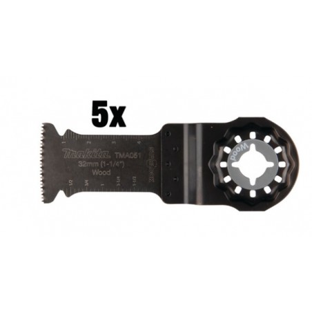 Set 5 Panze HM HSC lemn 32x50mm pentru multi-unealta prindere starlock