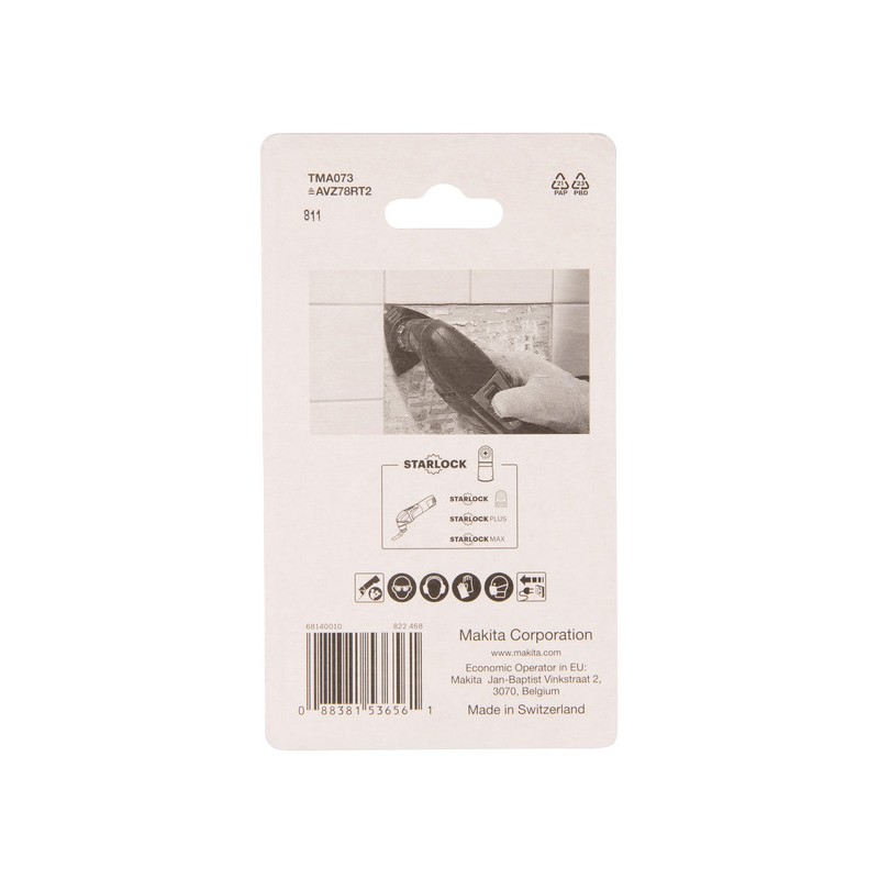 Placa de slefuit TM granulatie 20 pentru multi-unealta prindere starlock