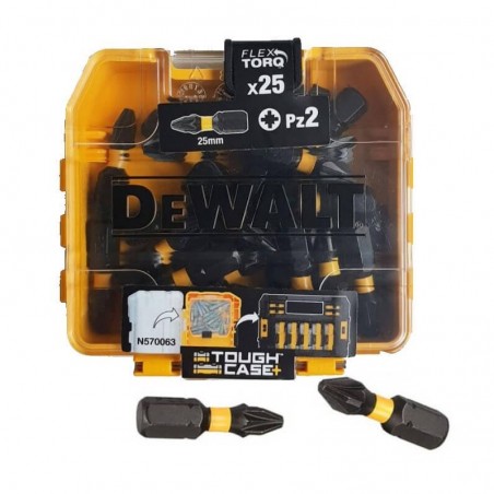 DT70556T DeWalt Set Tic Tac 25x PZ2 25mm de impact Flextorq