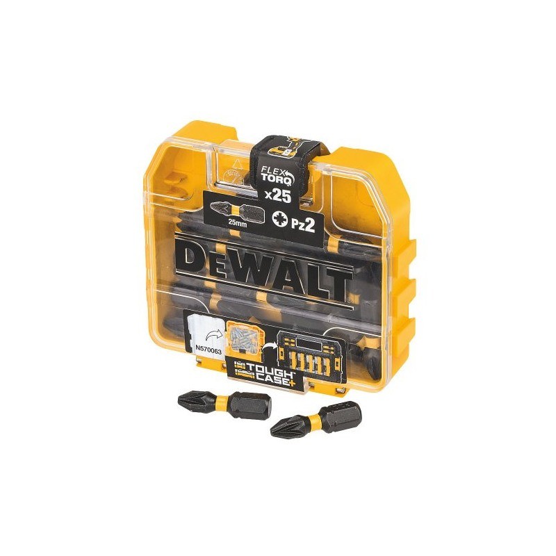 DT70556T DeWalt Set Tic Tac 25x PZ2 25mm de impact Flextorq