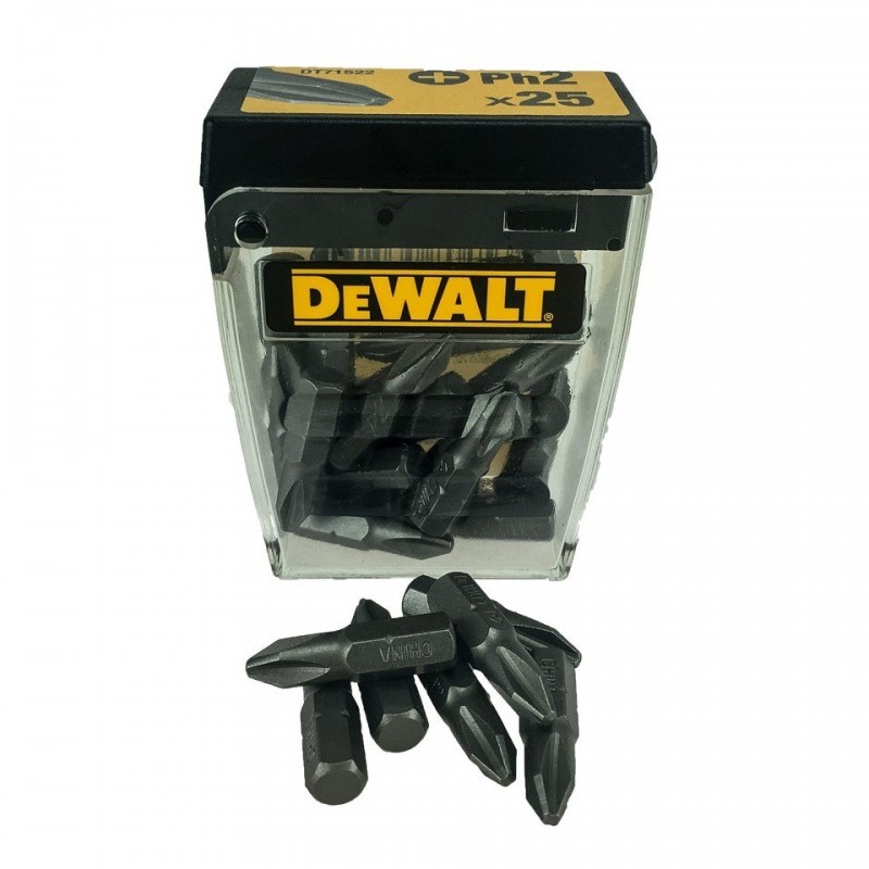 DT71522 DeWalt Set biti de insurubare 25x PH2 25mm