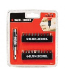 A7124-Set 21 accesorii Black&Decker 
