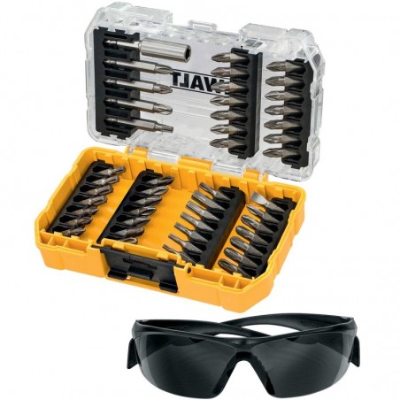 DT70703 DeWalt Set insurubare 47 accesorii si ochelari protectie