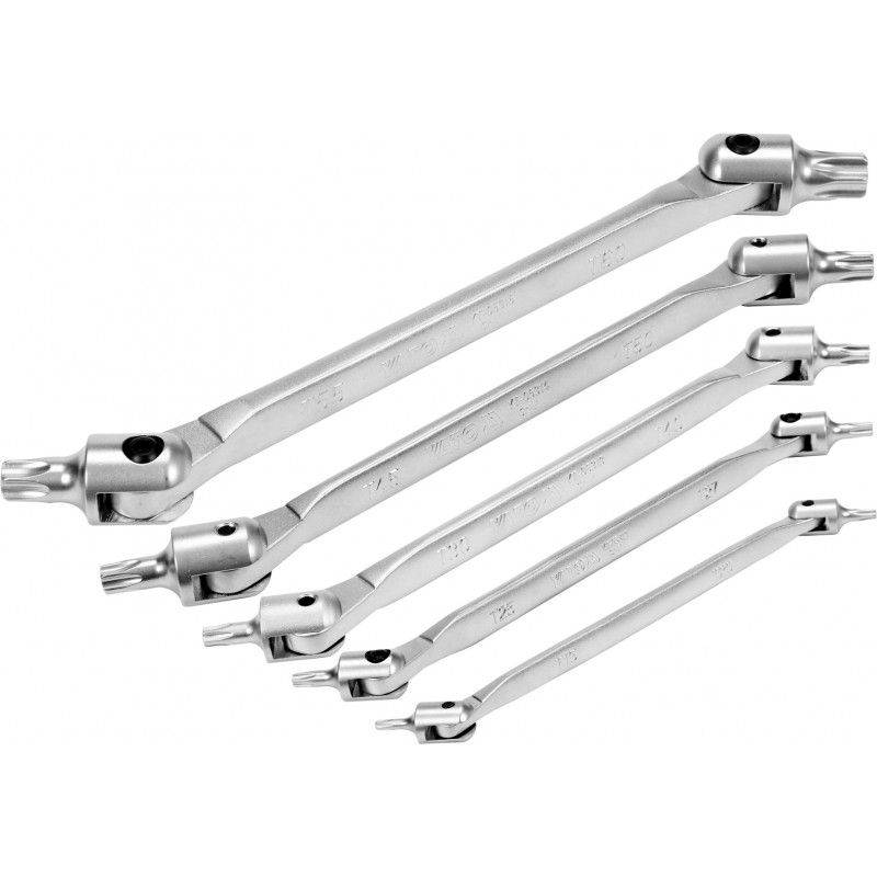 YT-05320 YATO Set 5 chei Torx cu articulatie T15 - T60