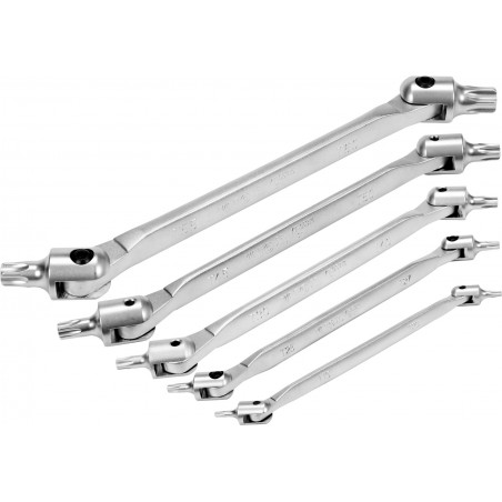 YT-05320 YATO Set 5 chei Torx cu articulatie T15 - T60