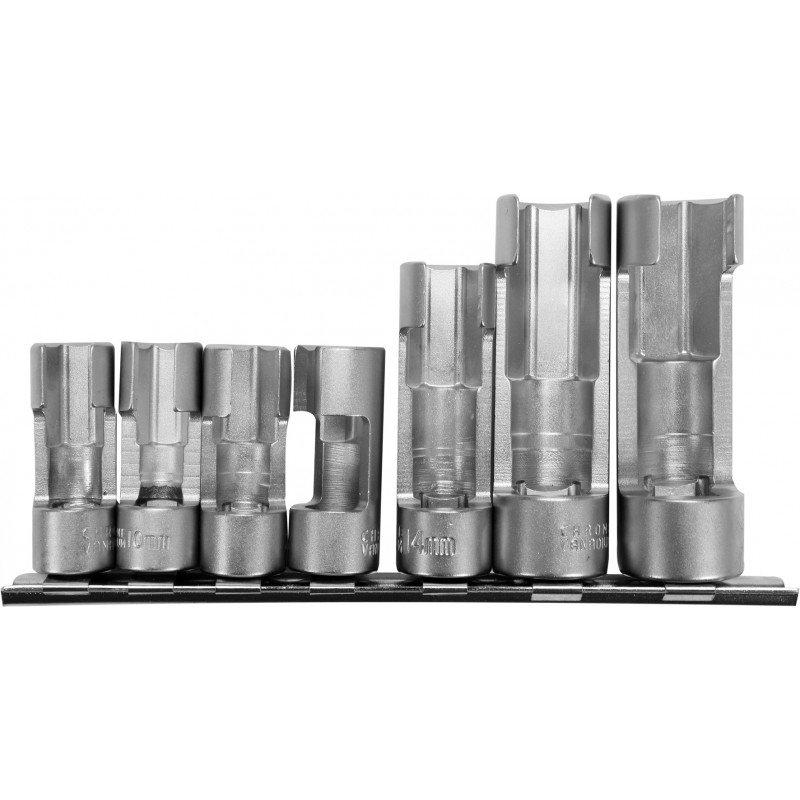YT-17508 YATO Set 7 chei pentru injectoare 10-19 mm, patrat 1/2 si 3/8