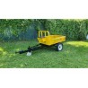 ProGARDEN PRO-R400 remorca 400kg pentru motocultor, 1 osie, prindere bolt