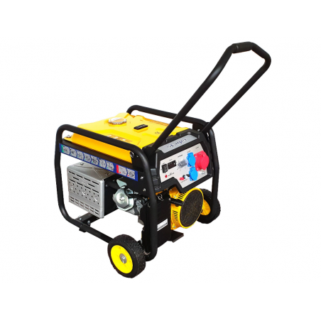 Stager FD-7500E3 generator cu cadru deschis, trifazat, 6kW, benzina, pornire electrica