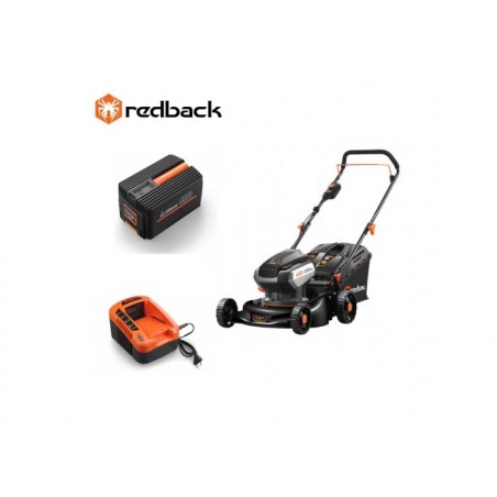 Redback Pachet Masina de tuns gazon 420mm, acumulator 40V/4Ah, incarcator