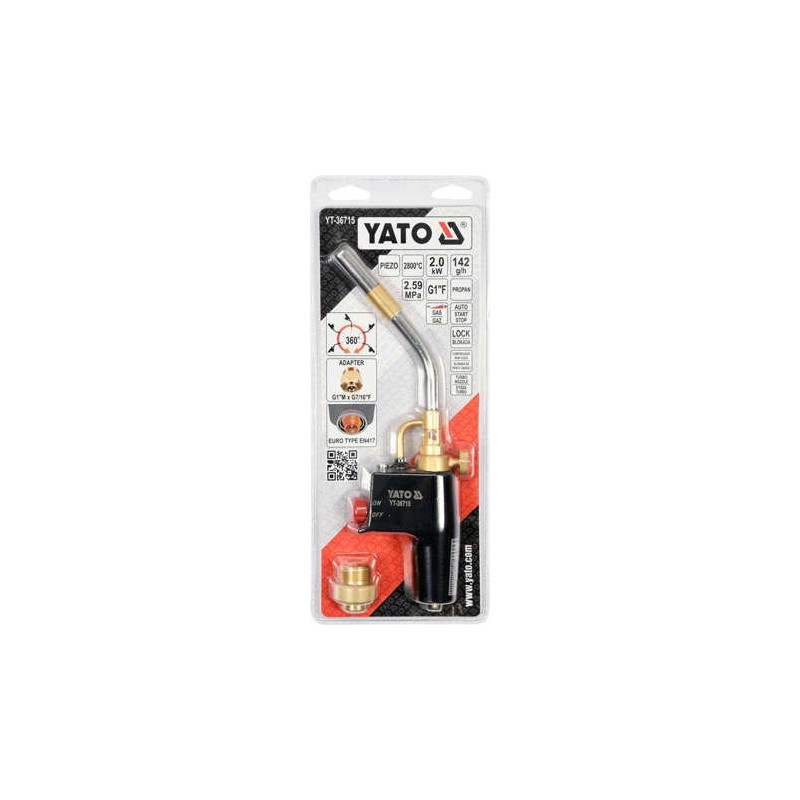 YT-36715 YATO Arzator gaz piezo 2kW