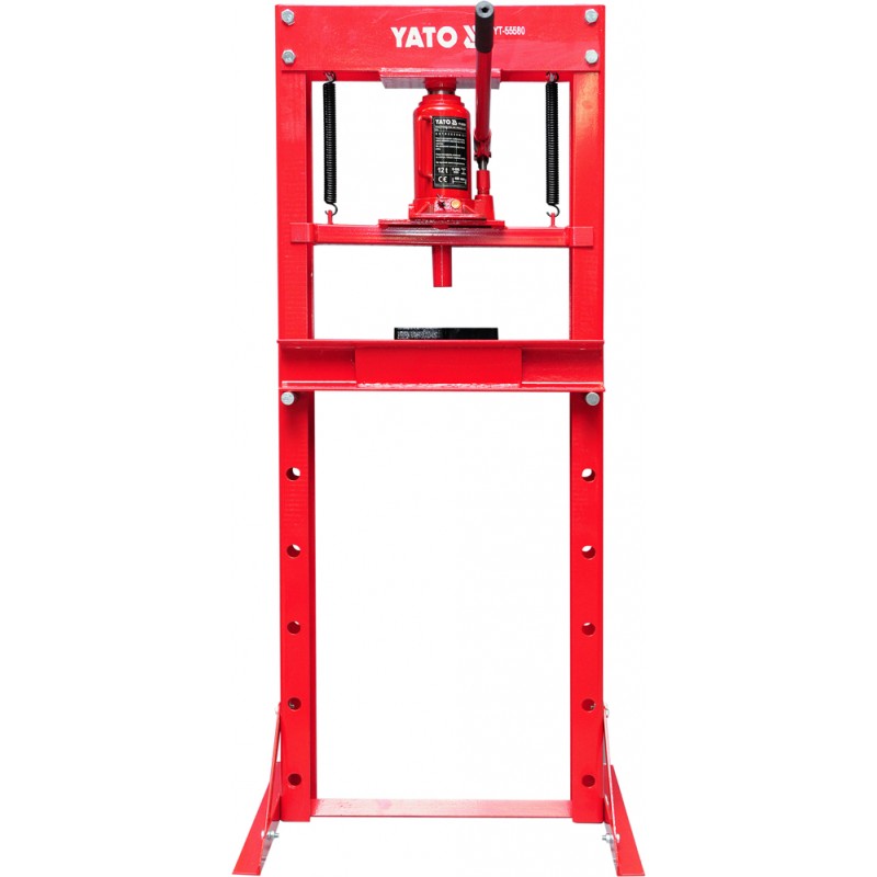 YT-55580 YATO Presa hidraulica inaltime 0 - 695 mm, 400 mm, 12 t